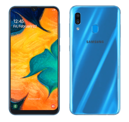 Warna Samsung Galaxy A30